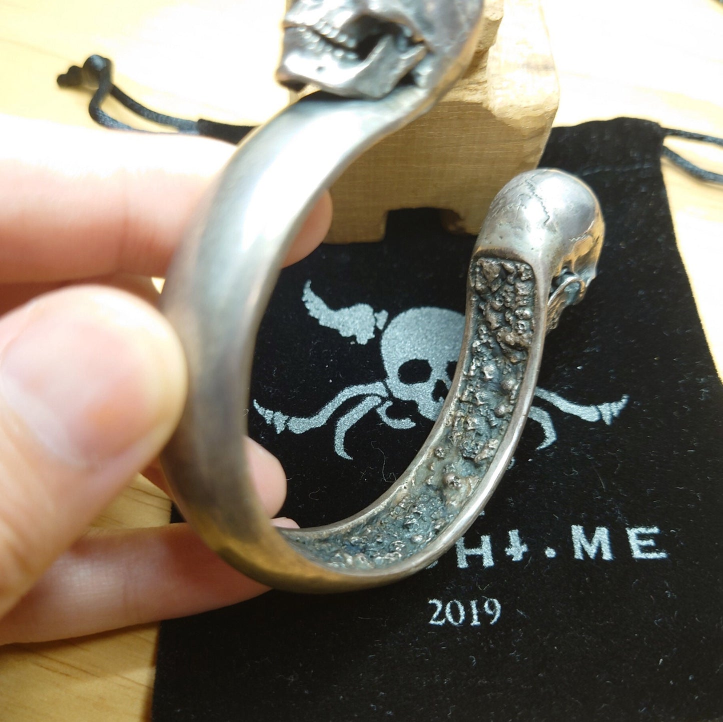 Skull Bracelet 925Silver skull bracelet