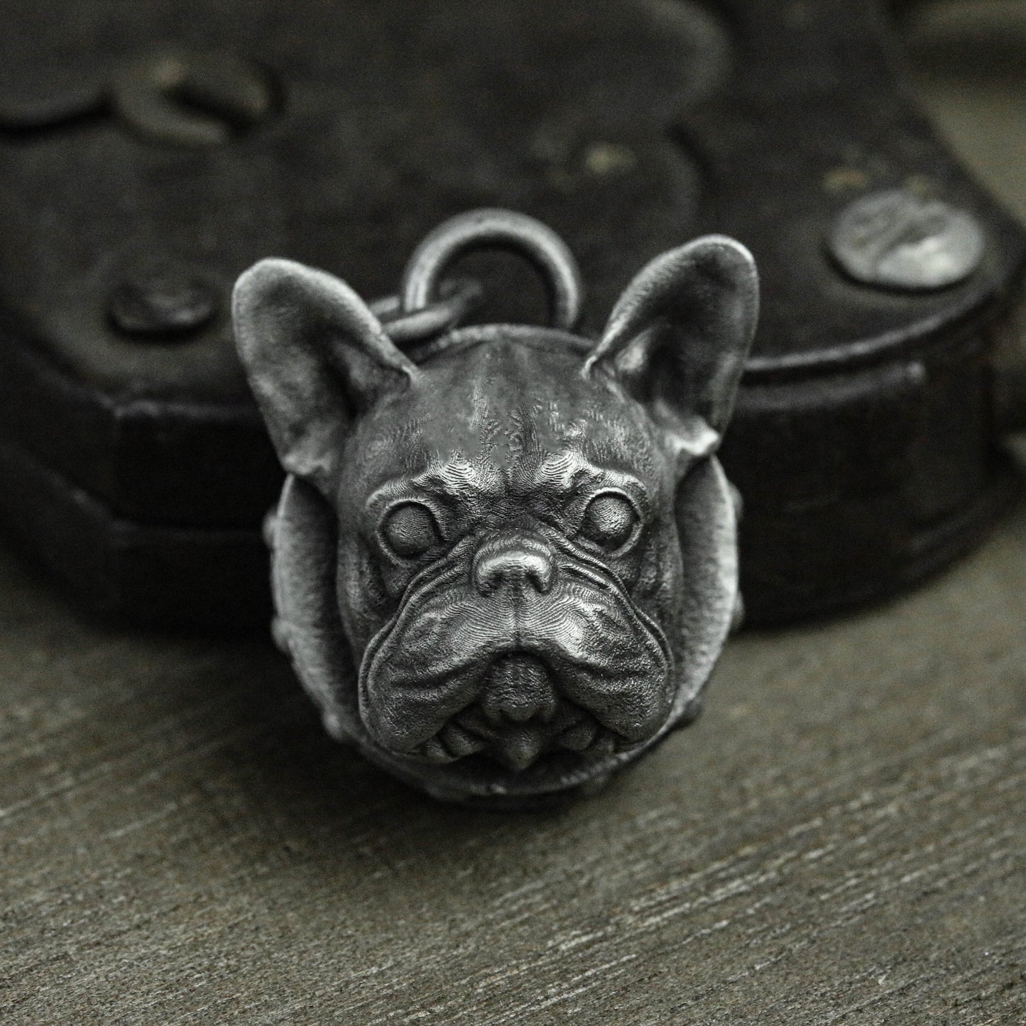 925 Sterling Silver Bulldog Pendant Necklace, Animal Pendant, Dog Head Necklace, Pet Lover Gifts - Handmade