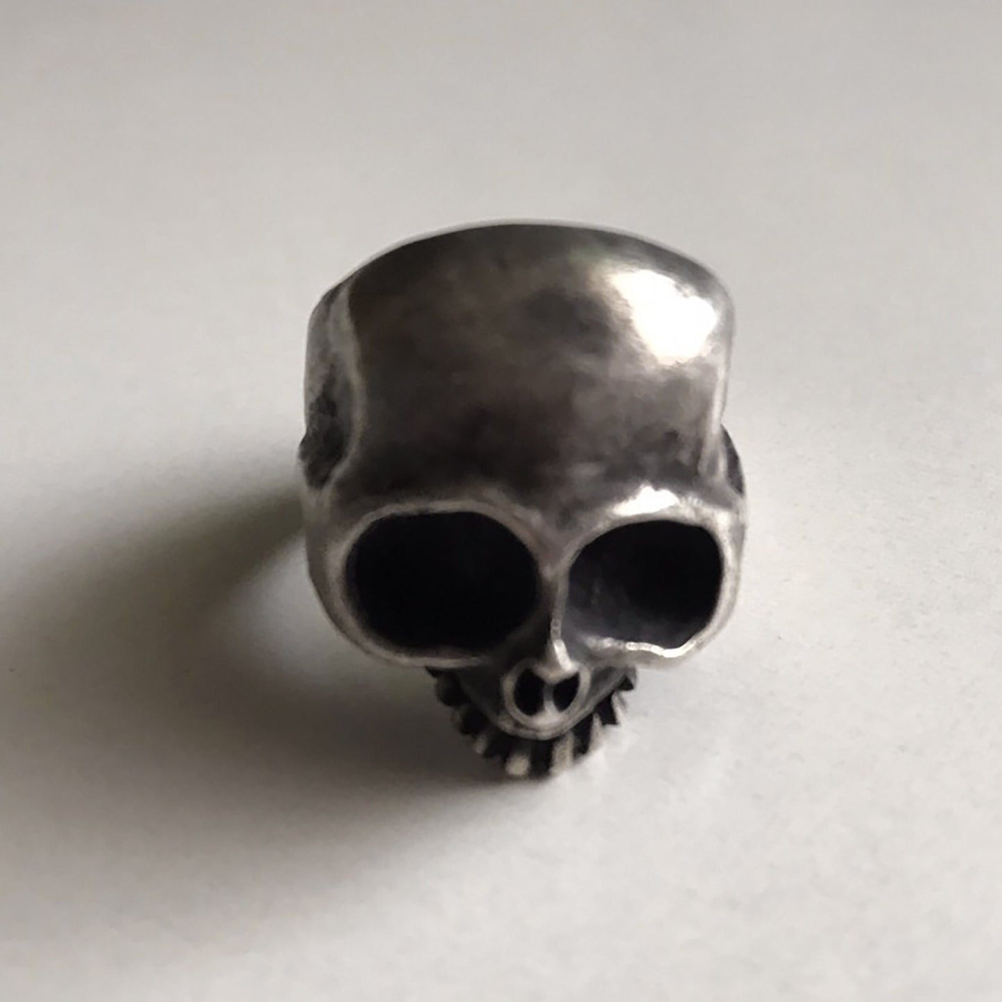 925 sterling silver Skull ring, skull jewelry, sterling silver ring, avant-garde jewelry, silver skull ring