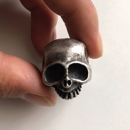 925 sterling silver Skull ring, skull jewelry, sterling silver ring, avant-garde jewelry, silver skull ring