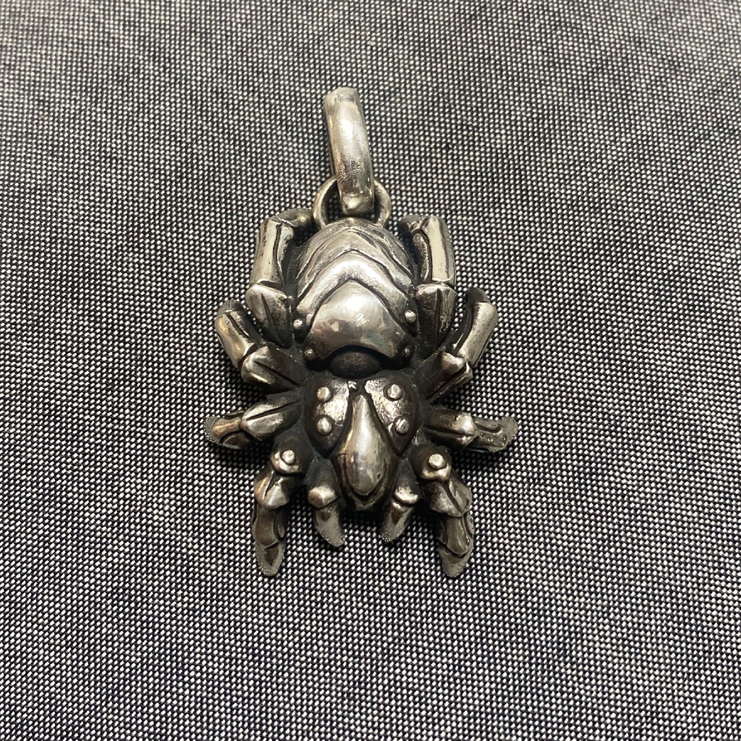 925 Sterling Silver Tarantula Pendant Necklace, Spider Pendant Necklace, Insect Pendant, Solid Brass Pendant Personality Gift - Artisan Made