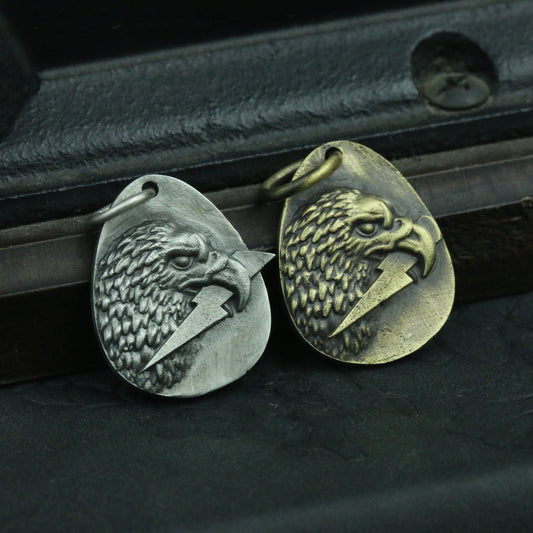 Eagle Lightning 925 Silver Pendant Eagle Brass Men’s Jewelry