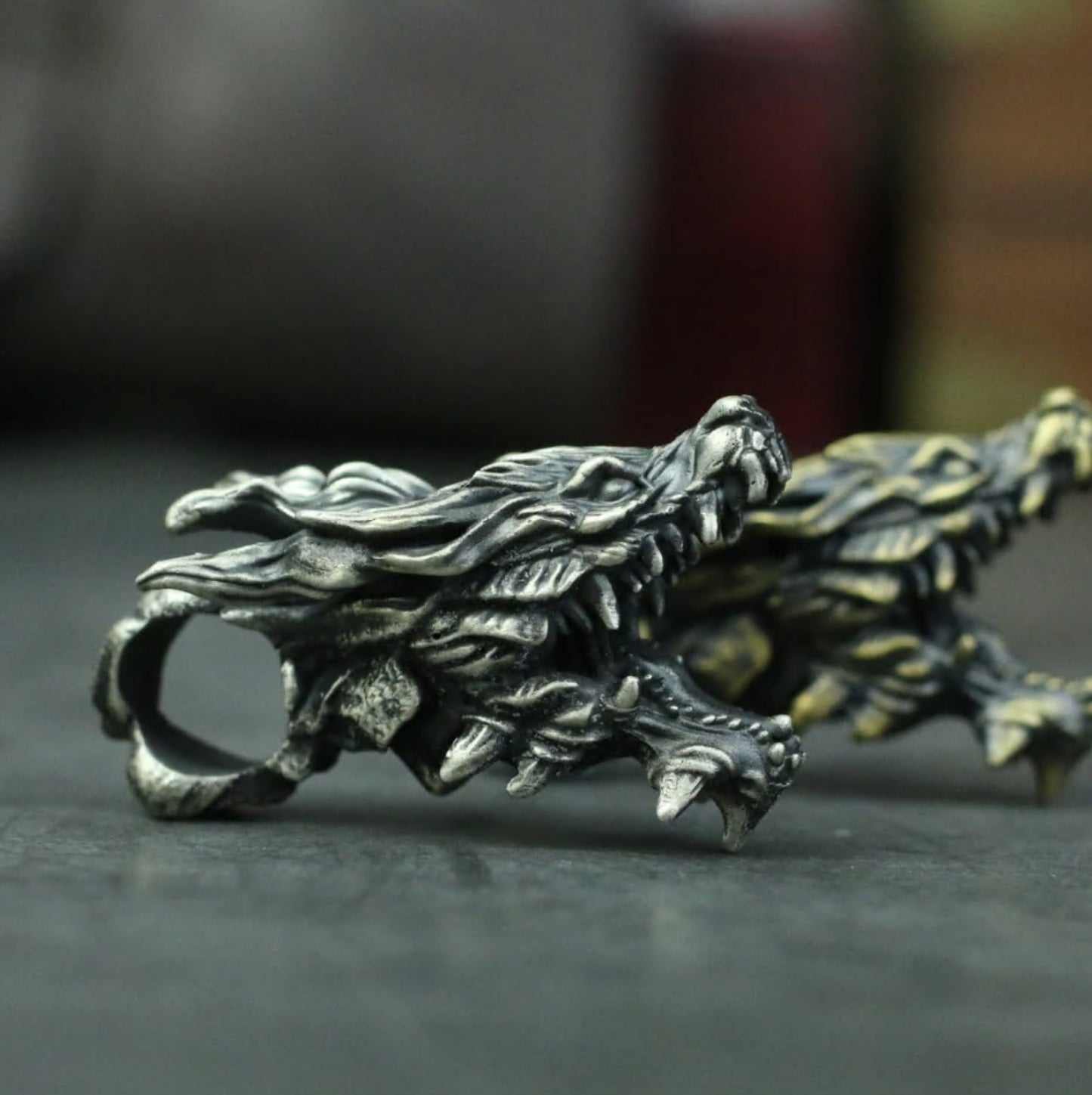 Roaring Dragon 925 Silver Pendant Necklace, Angry Dragon, Silver Dragon Necklace,Dragon pendant gift for men handmade necklace