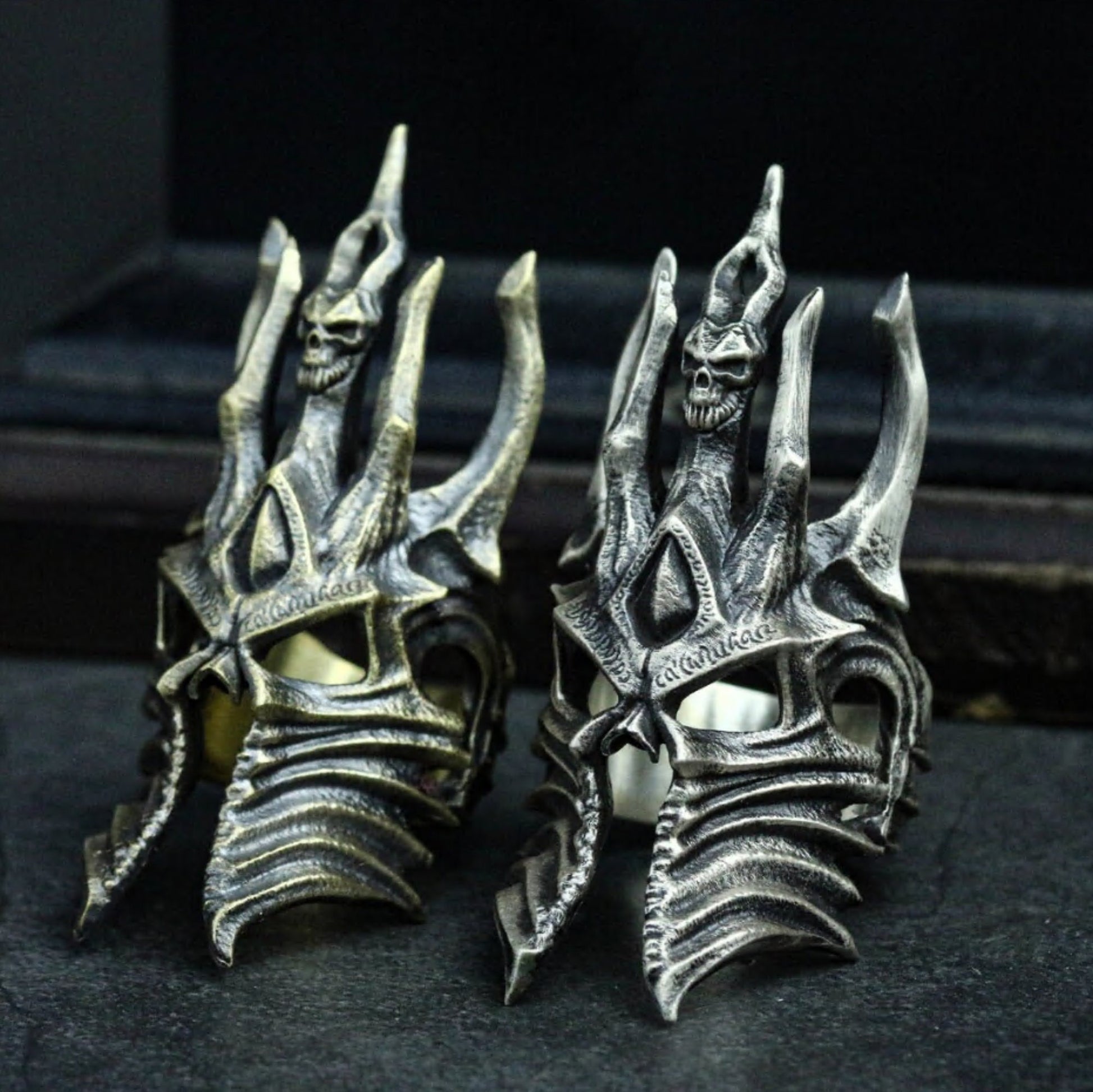 Spartan Mask 925 Silver Ring, Greek Warrior, Men Warrior Ring, Gift Ring Handmade - SATANHORN