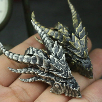 Dragon Force Pendant - Artisan 925 Silver Mythical Creature Necklace