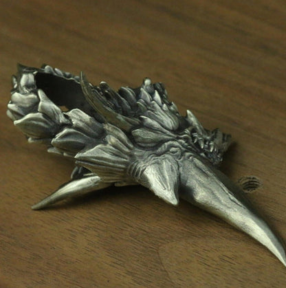 Unicorn Dragon 925 Silver Pendant Necklace, Unicorn Pendant, Silver Dragon Necklace,Dragon pendant gift for men handmade necklace