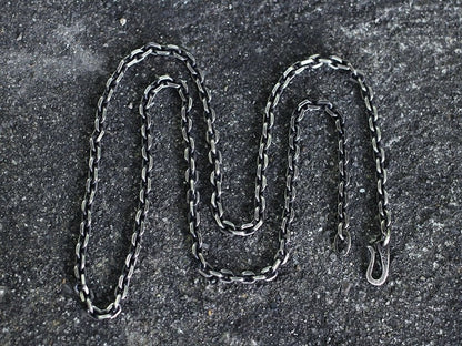 Hook buckle opening adjustable movable personality wild silver necklace collarbone chain sweater chain design cross car flower.