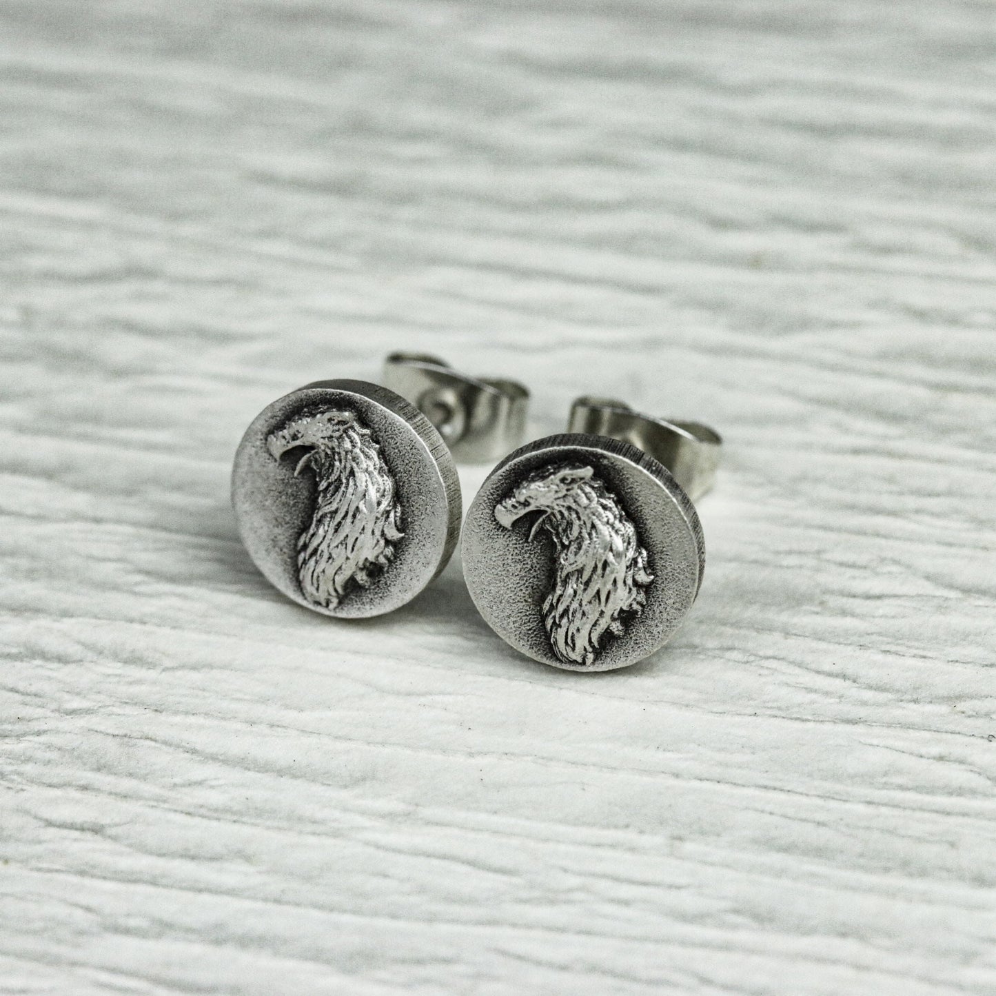 Sterling silver earrings eagle earrings, eagle jewelry, silver earrings, small earrings, gifts for him