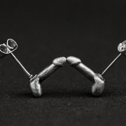 Genital Stud Earrings, Genital Jewelry, Genitals for Men,  Gifts for Him