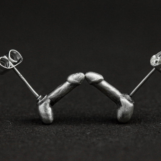 Genital Stud Earrings, Genital Jewelry, Genitals for Men,  Gifts for Him