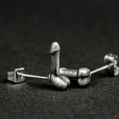 Genital Stud Earrings, Genital Jewelry, Genitals for Men,  Gifts for Him