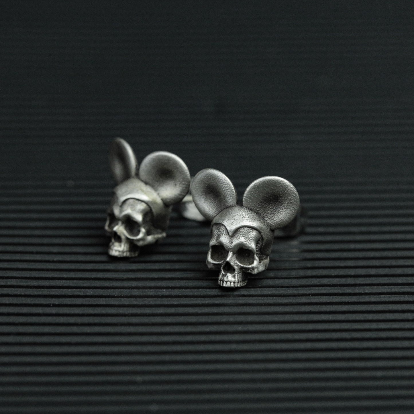 mouse stud earrings, mouse skull, mouse accessories, skull stud earrings, skull accessories,Gifts for Him, Gifts for Men