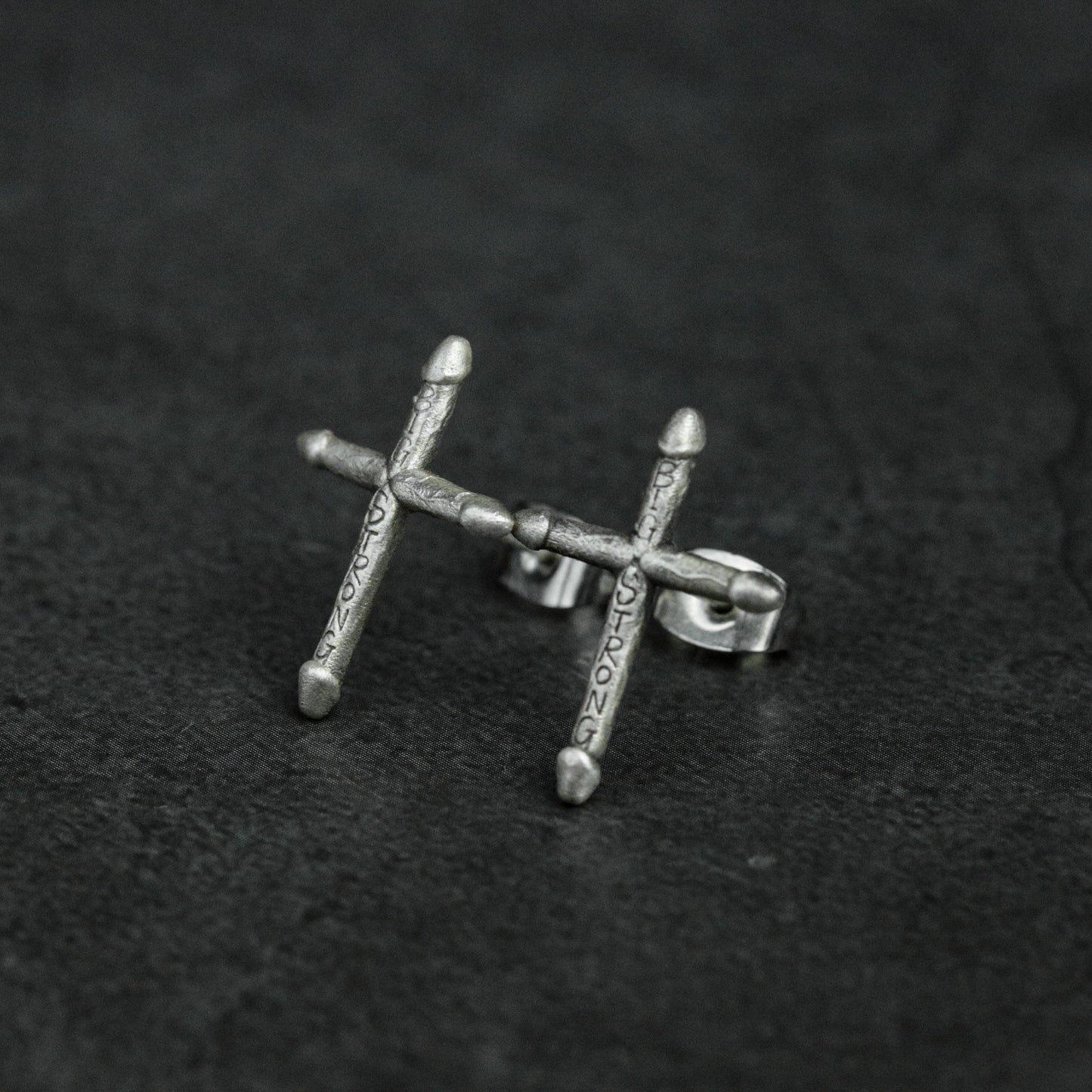 Genital Stud Earrings, Genital Jewelry, Genitals for Men, Gifts for Men Gifts for Him