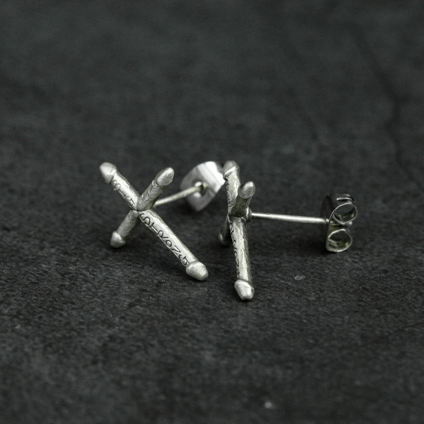 Genital Stud Earrings, Genital Jewelry, Genitals for Men, Gifts for Men Gifts for Him