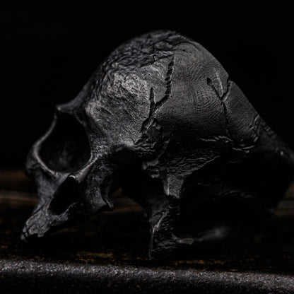 Skull ring 925,Vintage Silver Ring, Punk Ring for Men, Men's Skull Ring, Death Skull Jewelry Masonic Rock Locomotive Ring