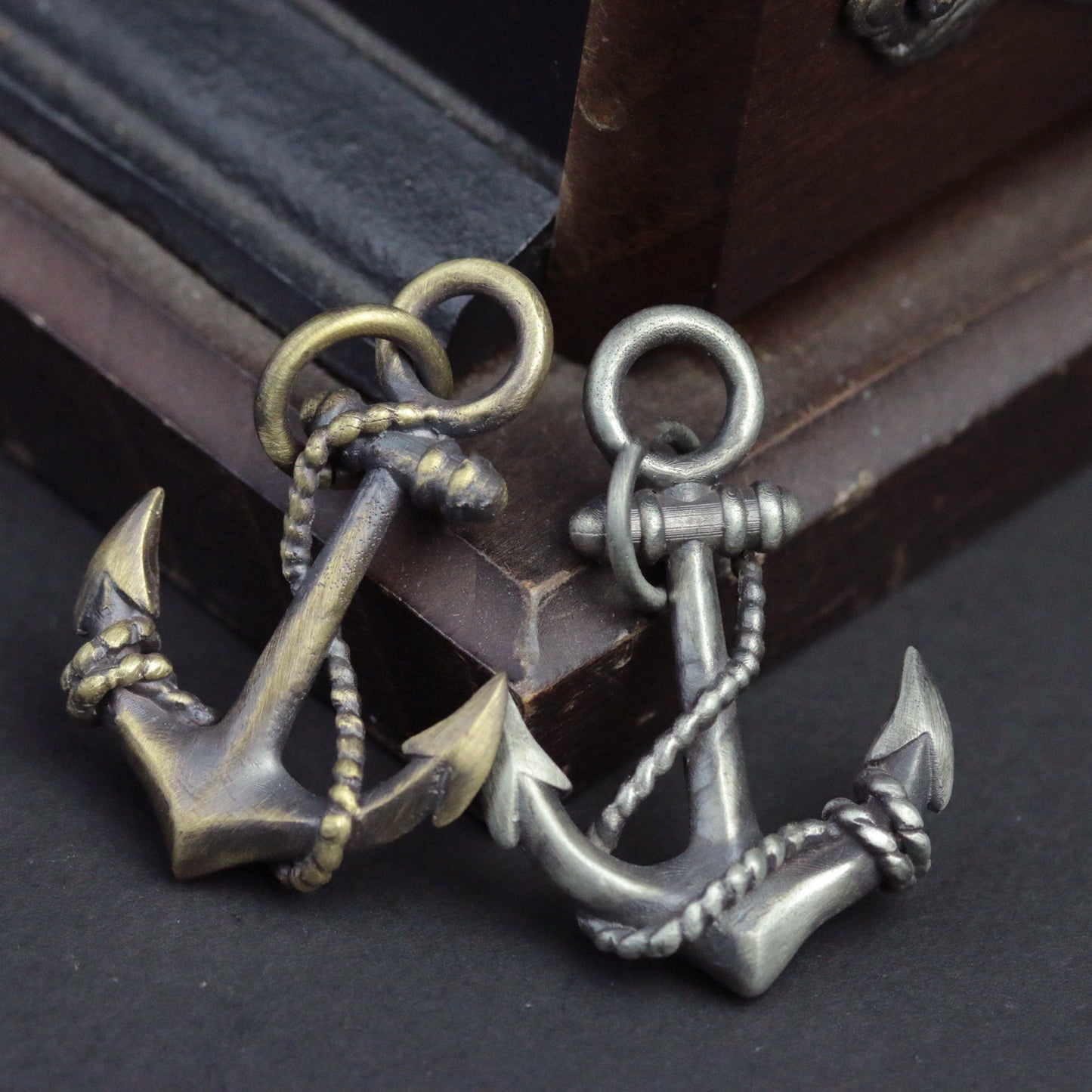 Anchor Pendant 925 Silver Nautical Ocean Charm, Gift for Him and Her, Silver Nautical Necklace, Silver Men's Pendant