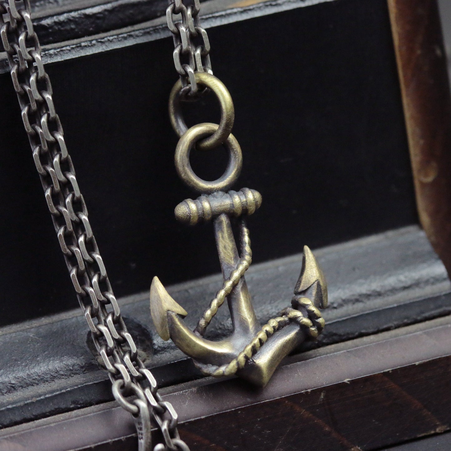 Anchor Pendant 925 Silver Nautical Ocean Charm, Gift for Him and Her, Silver Nautical Necklace, Silver Men's Pendant