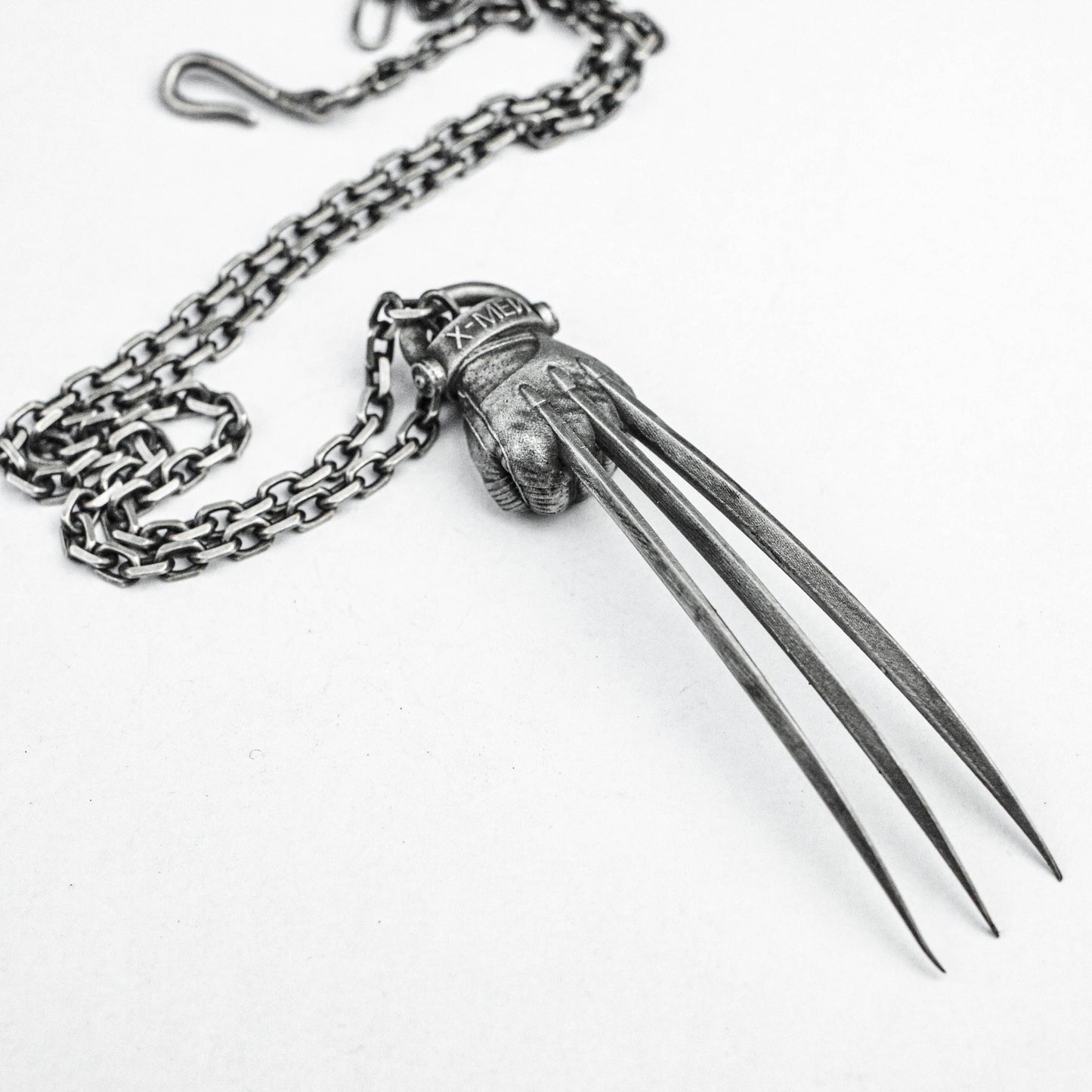 Wolverine Claw Necklace, Manipulator 925 Sterling Silver Pendant, Steel Claw Brass Pendant, Custom Jewelry, Handmade Custom Jewelry,