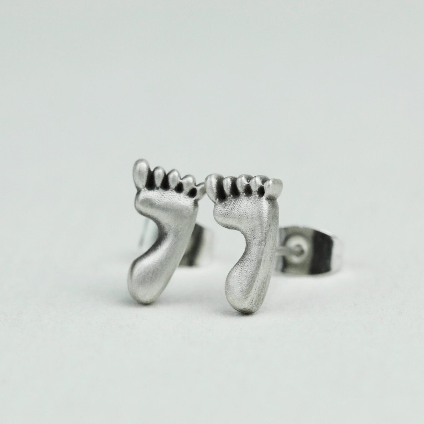 Foot Stud Earrings,Foot earrings, foot bone earrings, adult foot earrings