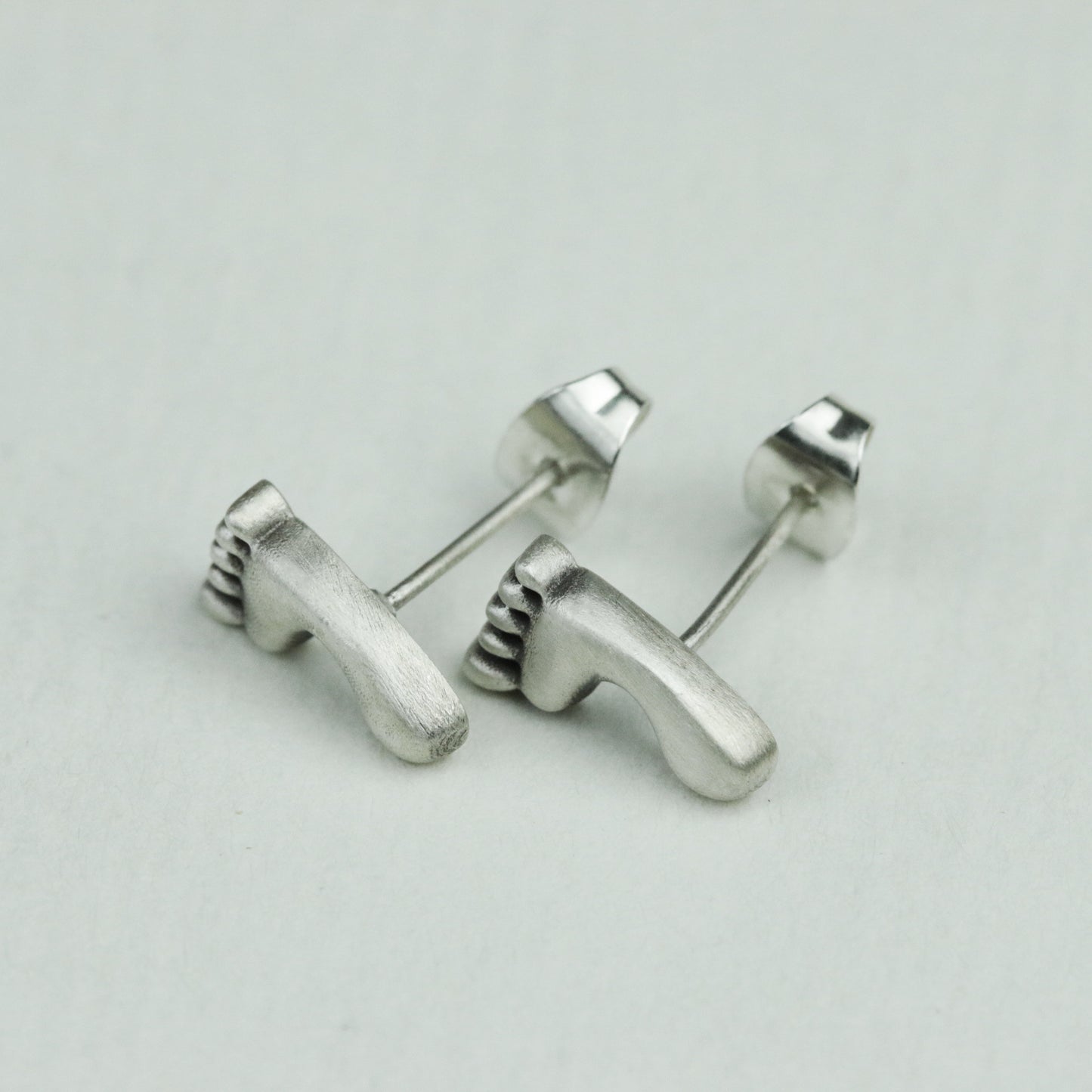 Foot Stud Earrings,Foot earrings, foot bone earrings, adult foot earrings