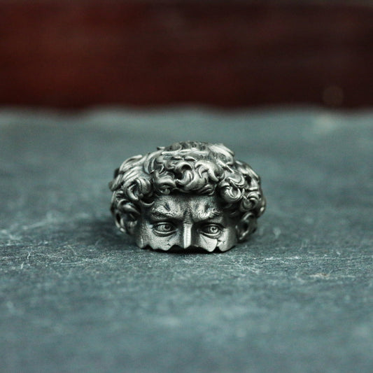 Broken Venus De Milo 925 Silver Ring, Michelangelo's David, Art Design Men's Ring Jewelry Silver Gift