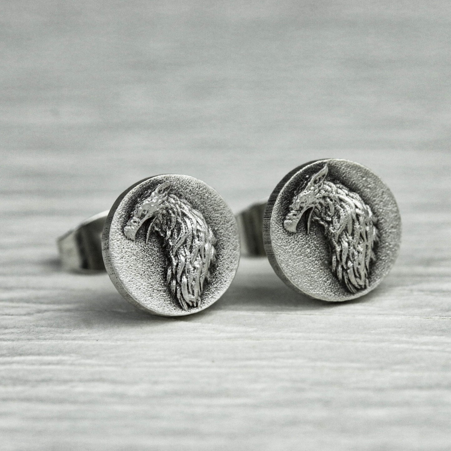 Sterling silver earrings eagle earrings, eagle jewelry, silver earrings, small earrings, gifts for him