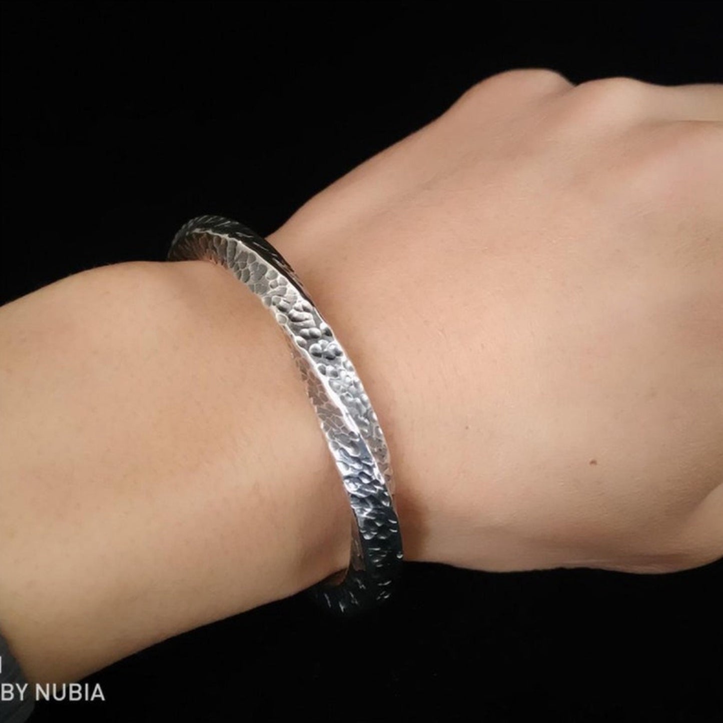 Mobius 925 silver bracelet, simple handmade silver bracelet, gift silver bracelet
