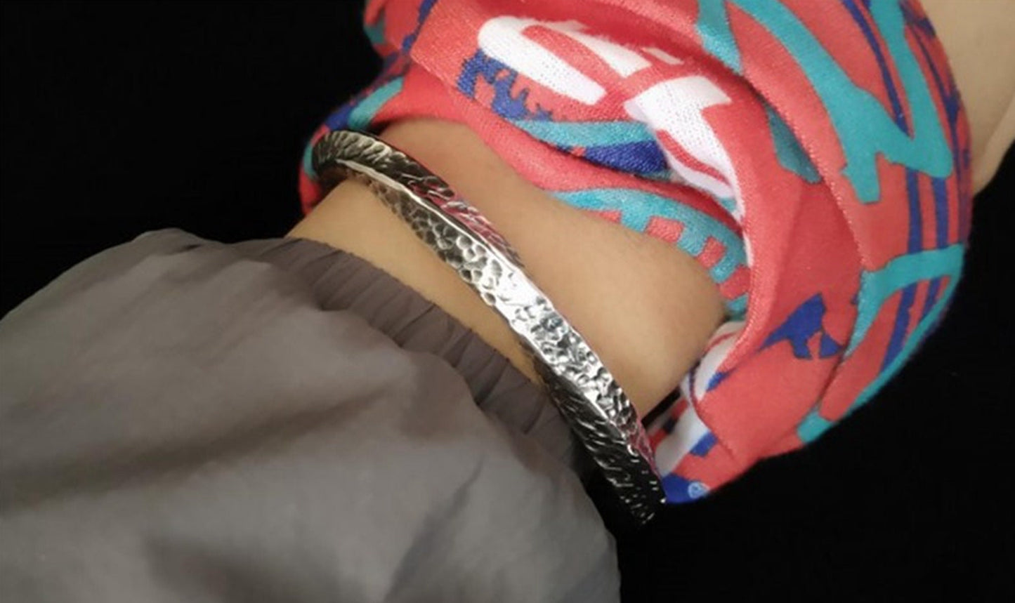 Mobius 925 silver bracelet, simple handmade silver bracelet, gift silver bracelet