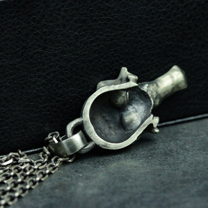 Comic Art Pendant Necklace - 925 Silver Superhero-Inspired Gift Jewelry