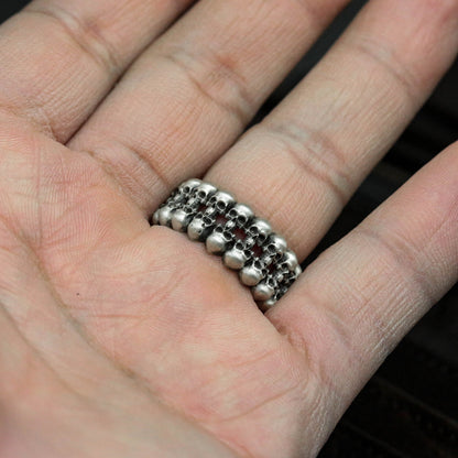 925 sterling silver skull ring, exquisite skull ring, skull jewelry, gift for her, ring for her