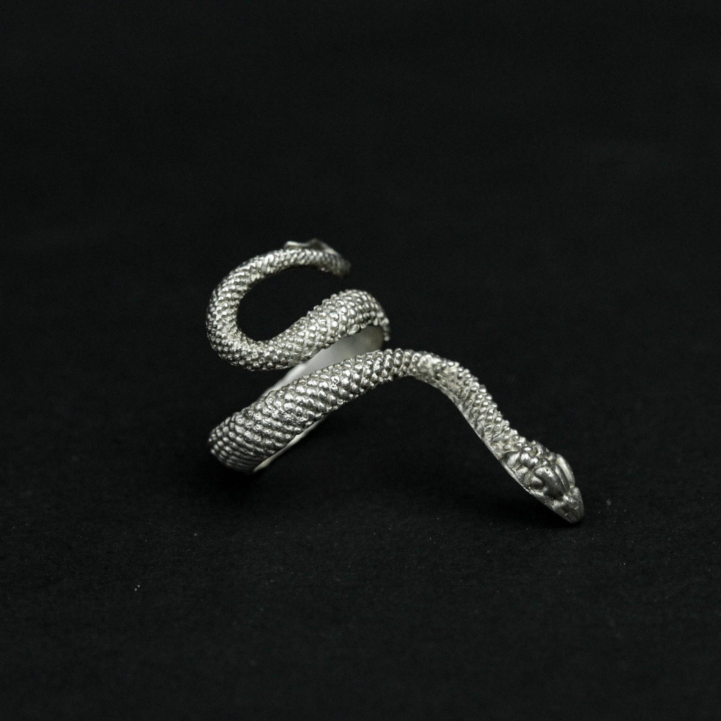 925 silver circling snake ring, viper ring, snake ring, silver snake ring, animal ring, gift for her