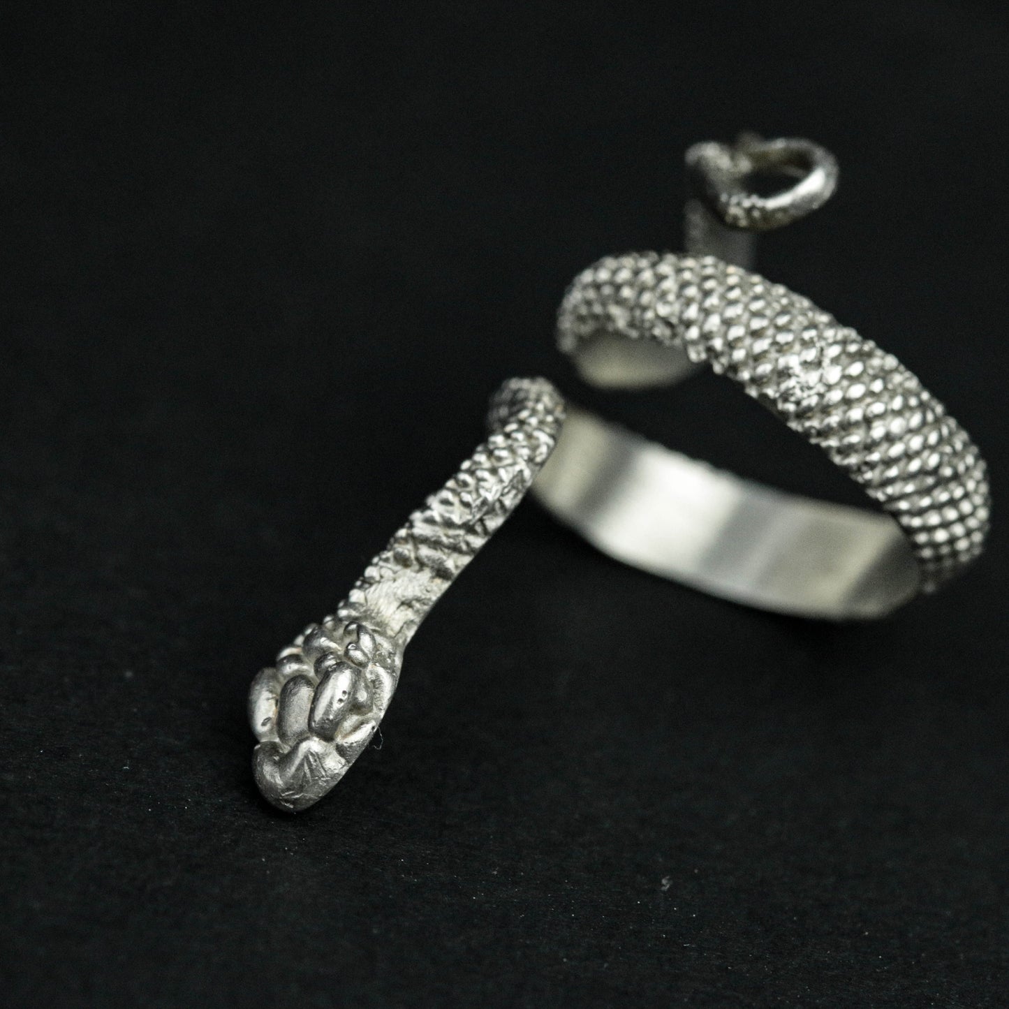 925 silver circling snake ring, viper ring, snake ring, silver snake ring, animal ring, gift for her