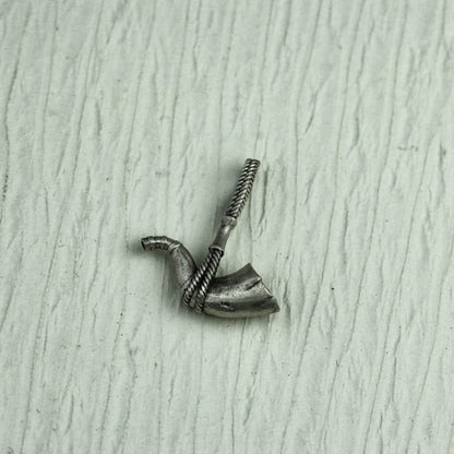 Encouragement Bugle 925 Silver Lucky Horn Pendant, Warrior-Inspired Necklace, Silver Pendant – Ideal Gift for Her