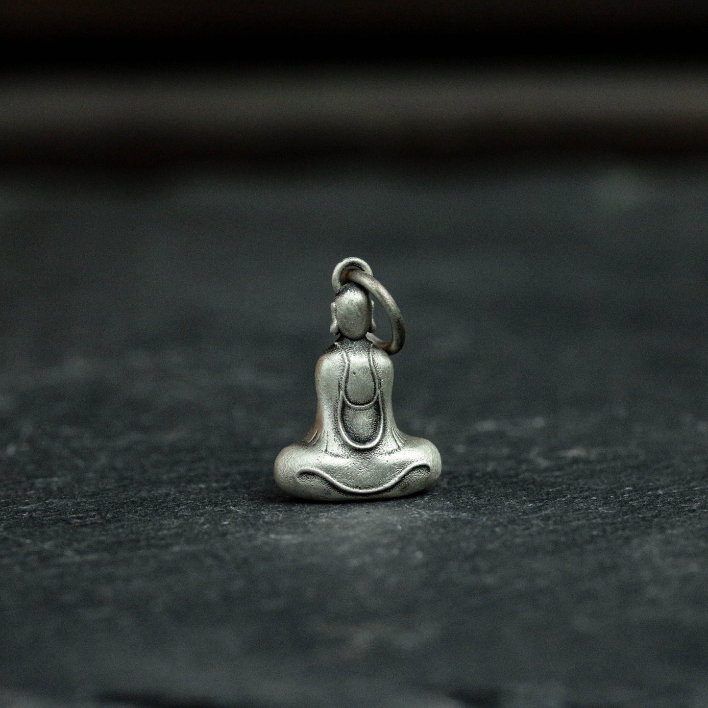 925 sterling silver monk pendant, monk necklace, buddhist pendant, buddhist jewelry, gift for her, lucky pendant