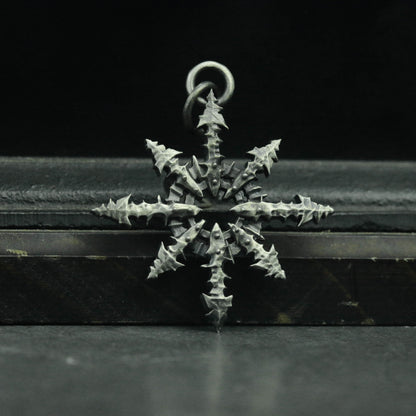 925 Silver North Star Compass Charm Necklace,Polaris Celestial,Adventure Travel Navigation