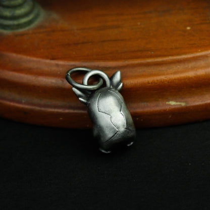 925 Silver Genie Pendant, Pet Baby Pendant Couple Silver Jewelry Birthday Gift