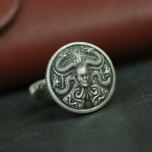 925 silver Medusa Cufflinks female snake god Cufflinks Greek Mythology Jewelry