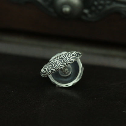 All-Seeing Eye Cufflinks - 925 Sterling Silver Dark Lord Design for Mythical Collectors
