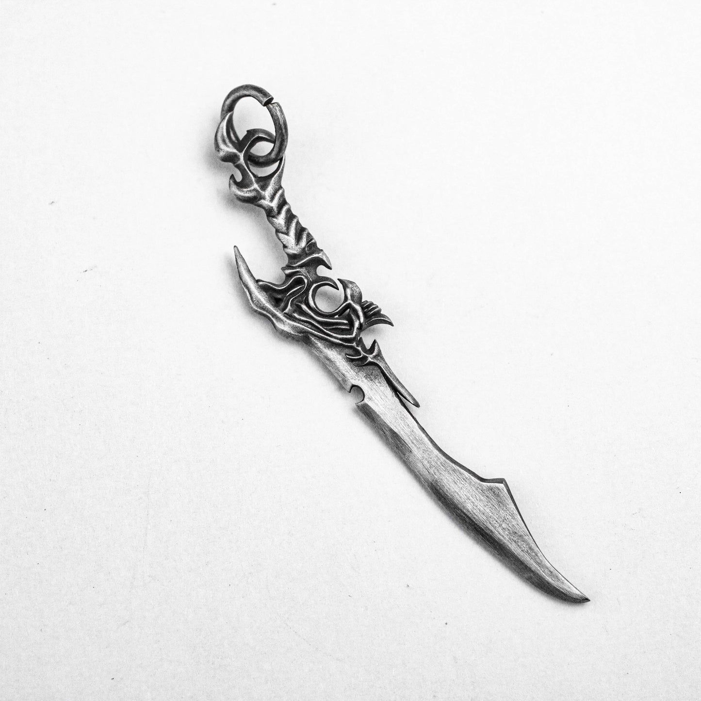 925 sterling silver knife pendant, broken sword Xuanyuan sword brass pendant, Xuanbing sword pendant, keychain pendant