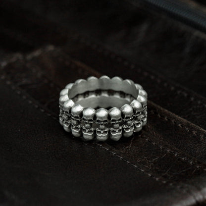 925 sterling silver skull ring, exquisite skull ring, skull jewelry, gift for her, ring for her