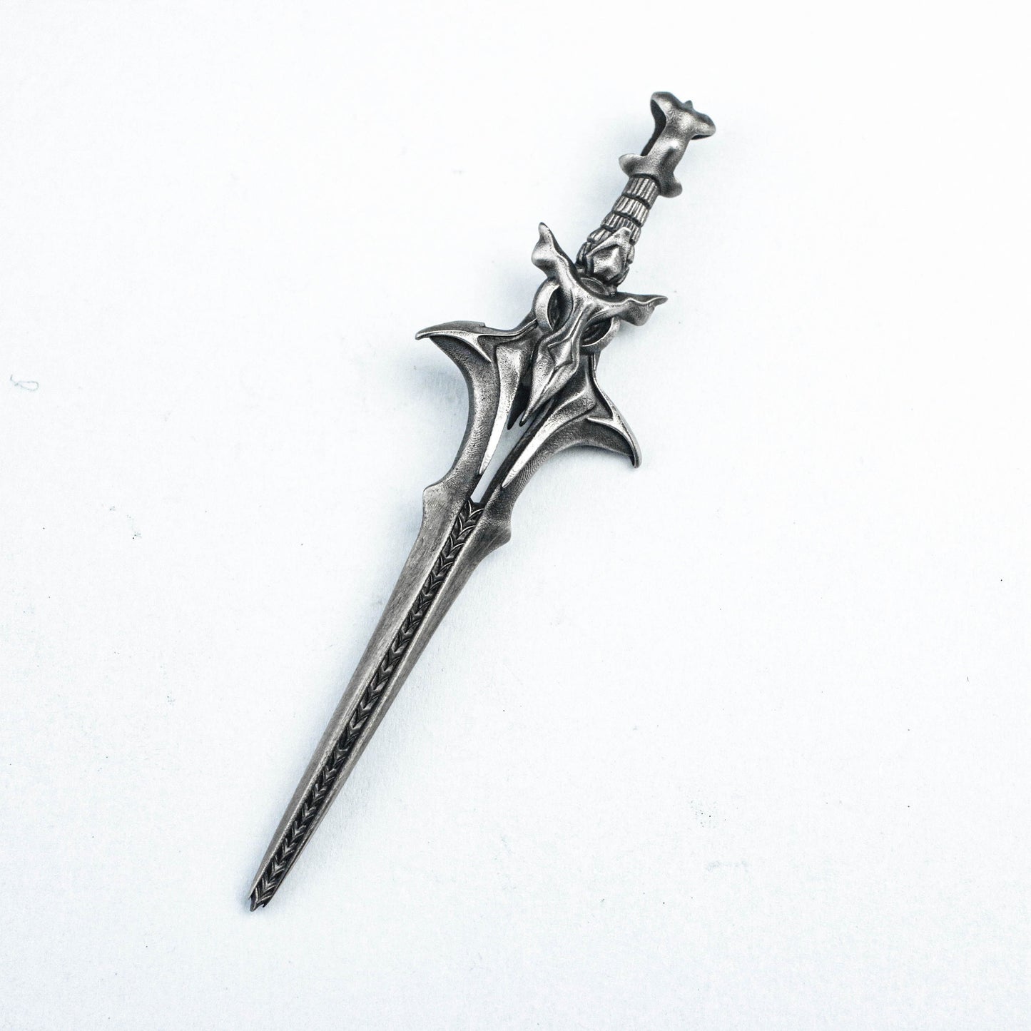 Blade of Destiny 925 Sterling Silver Pendant, Cross Pendant, Arrowhead Sword Pendant, Spine Jewelry, Condor Brass Pendant,