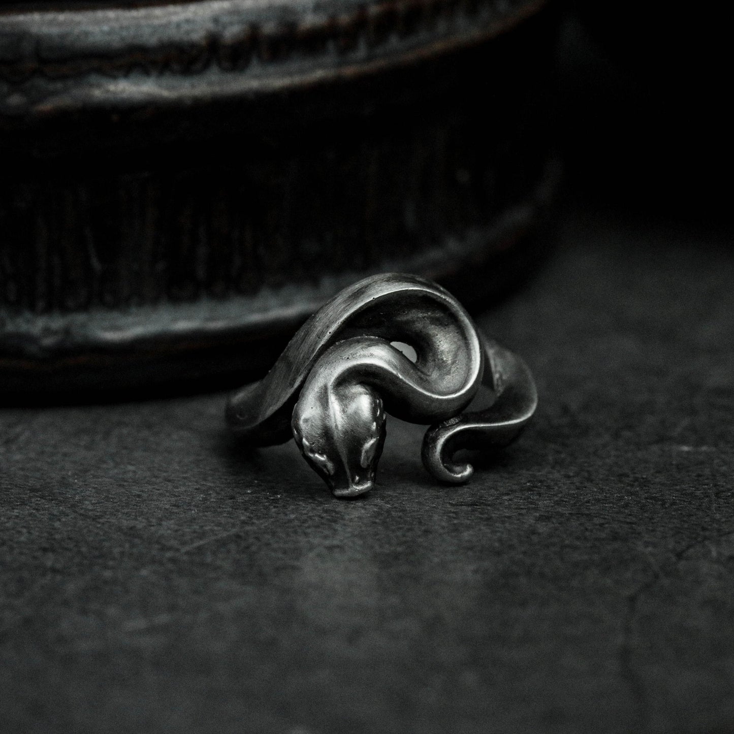 sterling silver snake ring, animal ring, snake ring, boho ring, gothic ring, gift for him