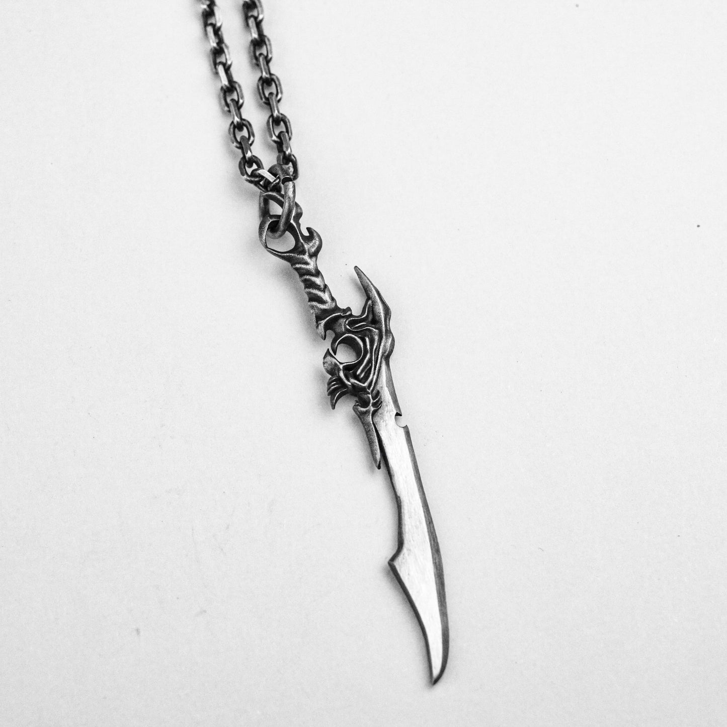 925 sterling silver knife pendant, broken sword Xuanyuan sword brass pendant, Xuanbing sword pendant, keychain pendant