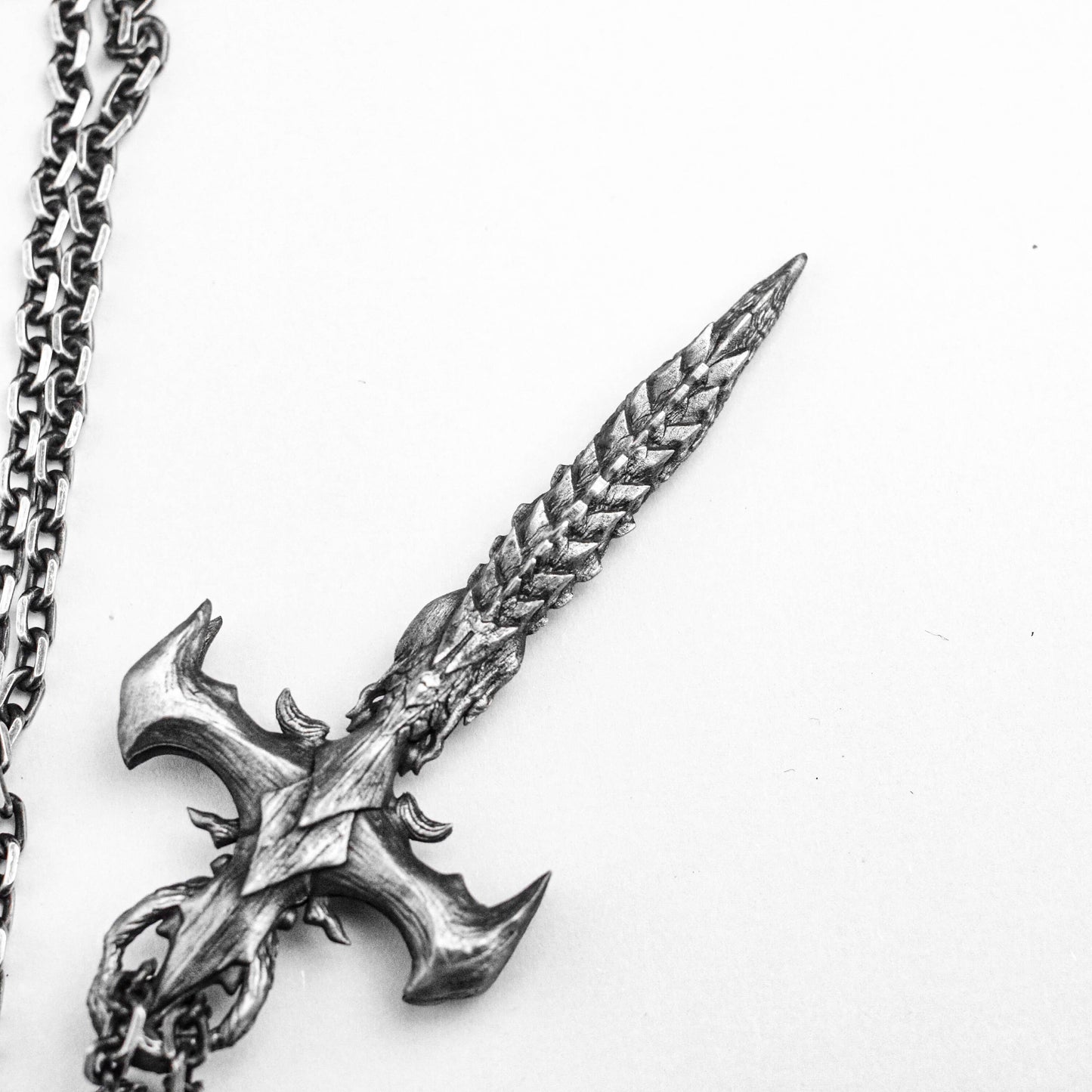 Original New Products, Cross Silver Pendant, Dragon Scale Brass Pendant, Faith Mascot Silver, Trendy Men's Accessories