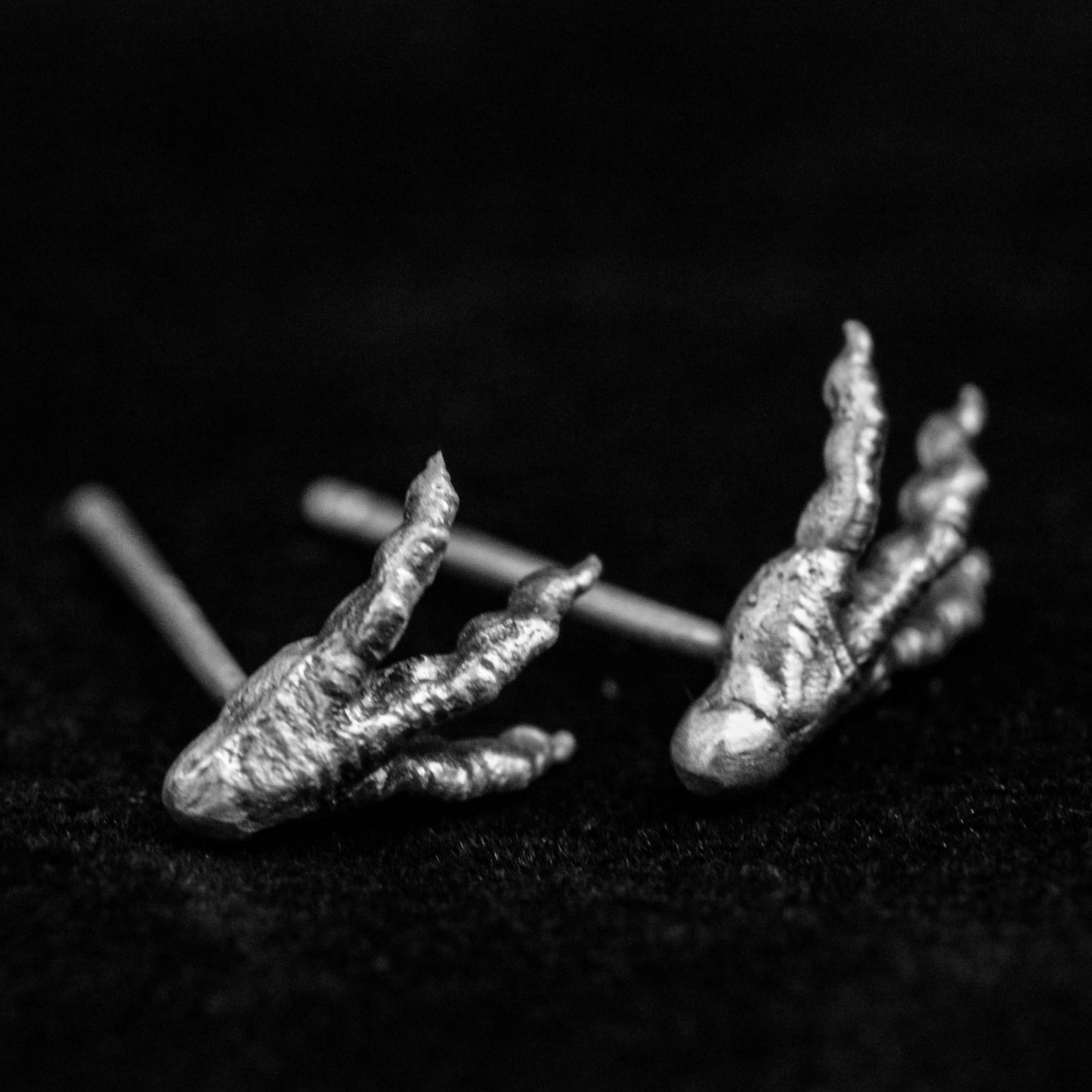 magic claw earrings, 925 sterling silver earrings, personalized earrings, single silver earrings, handmade earrings, trendy silver jewelry