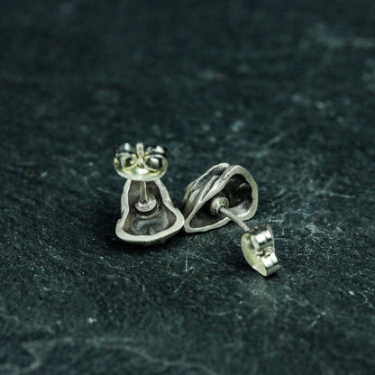 Death 925 Silver Earrings, Gothic Death Jewelry Earrings, Silver Skull Earrings Jewelry - Handmade