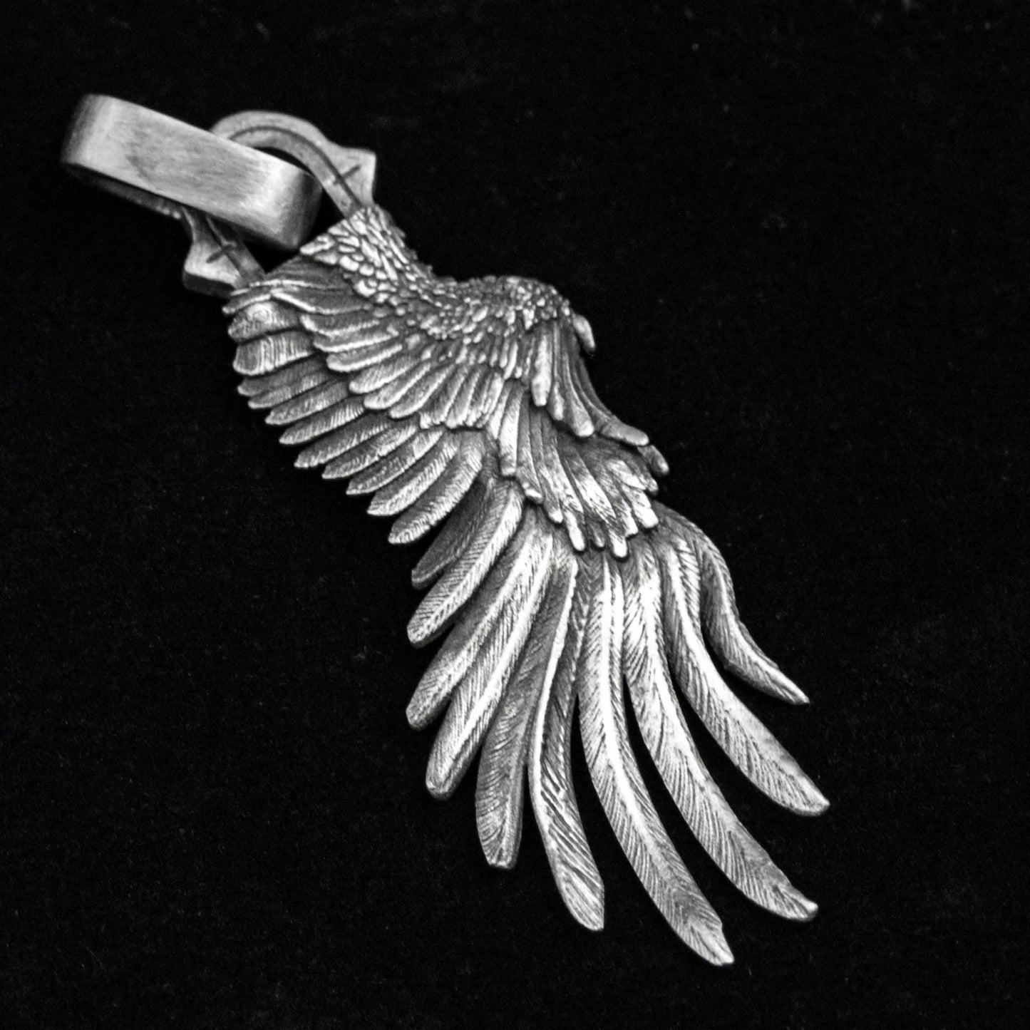 Wing pendant, silver wings pendant, things of faith, prayer angel silver jewelry, unicorn, simple sterling silver, couple jewelry