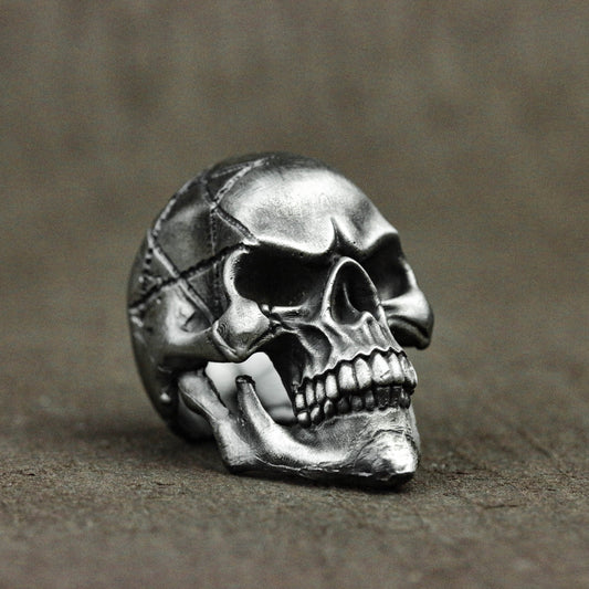 925 sterling silver Skull ring, skull jewelry, sterling silver ring, avant-garde jewelry, silver skull