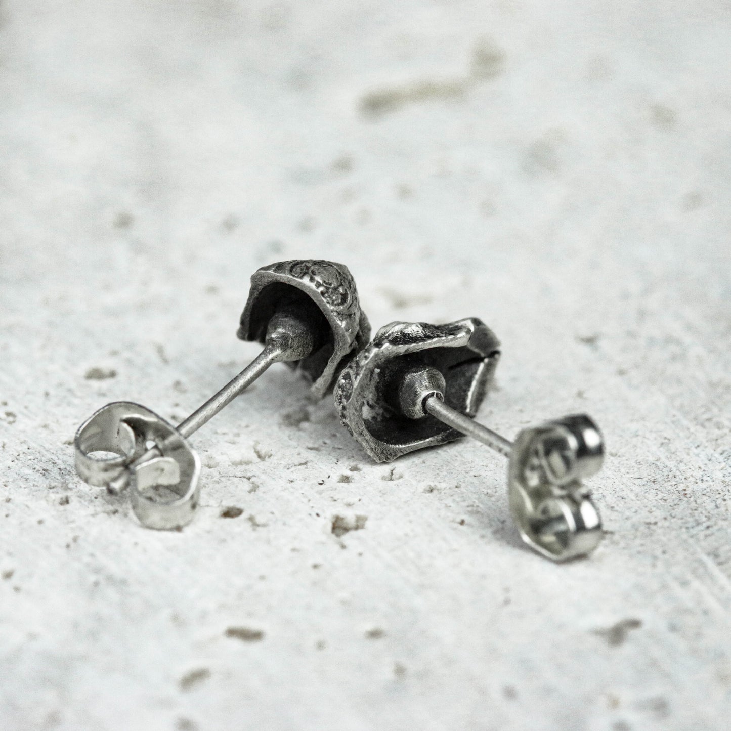 spartan warrior 925 silver earrings, spartan mask silver earrings, warrior mask jewelry, gift for him - handmade