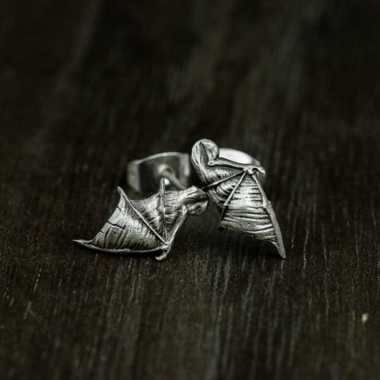 Devil Wings 925 Silver Earrings, Bat Wings Silver Earrings, Personalized Silver Jewelry-Handmade Gifts